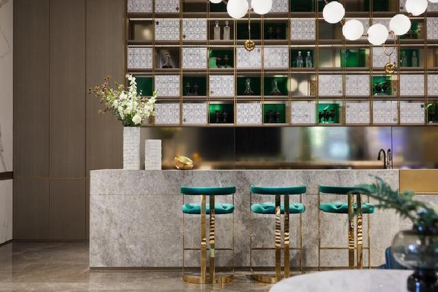 2,轻奢风格吧台
