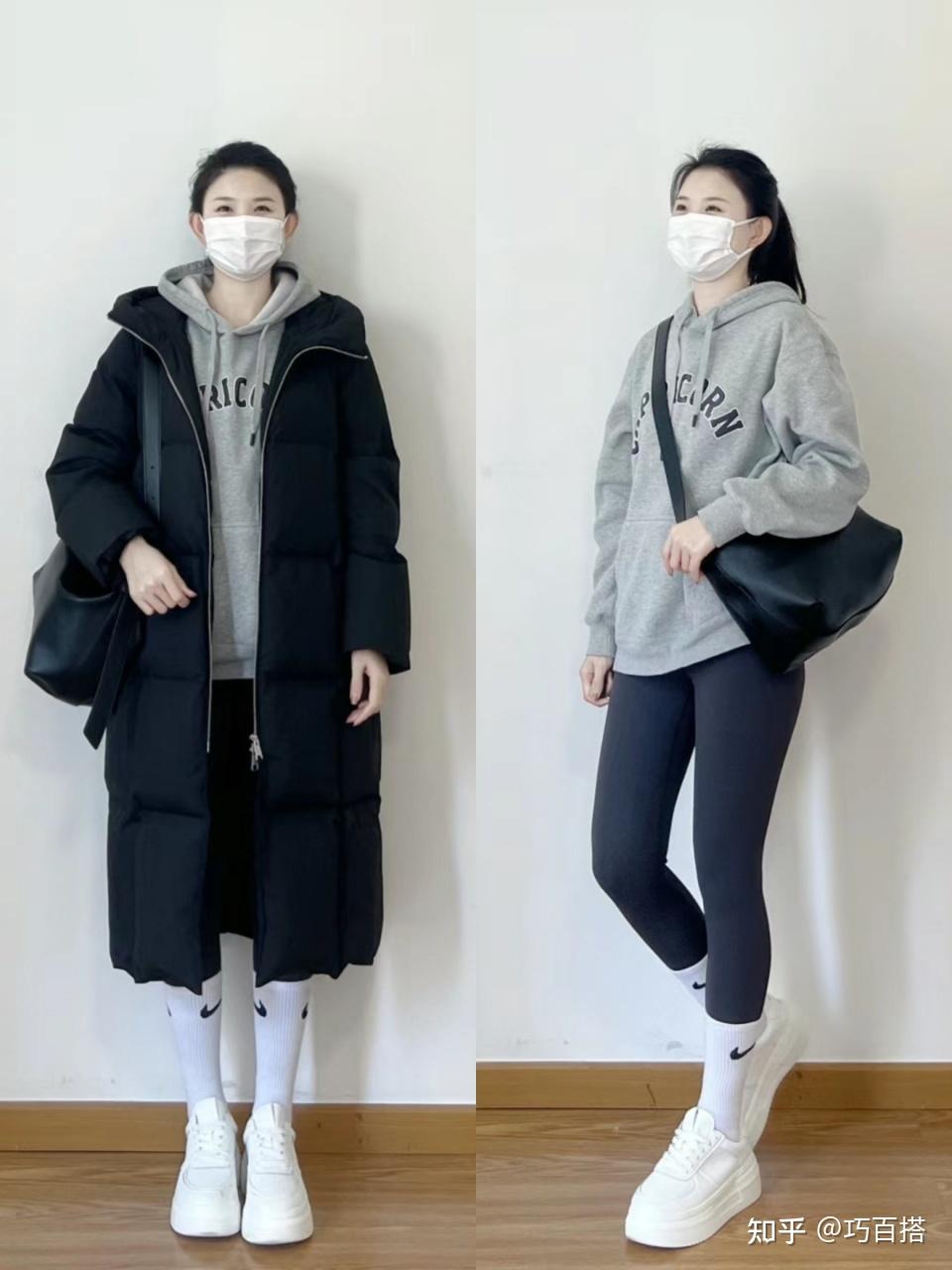 慵懒风穿搭又火了卫衣羽绒服成了抢手货上班族学生党都能穿