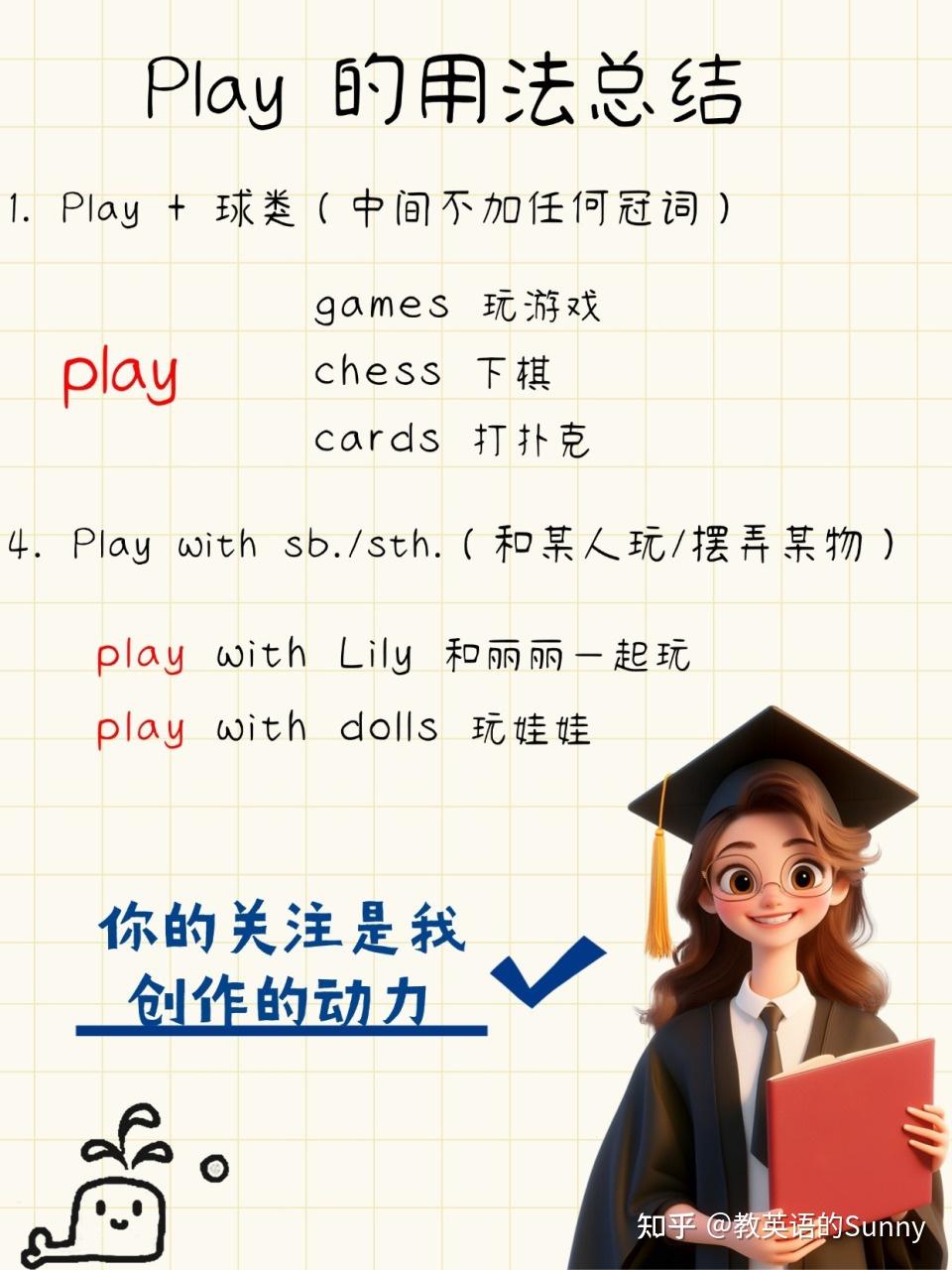 英语动词“Play”全攻略:球类、乐器、游戏用法一网打尽,从此告别混淆 - 知乎