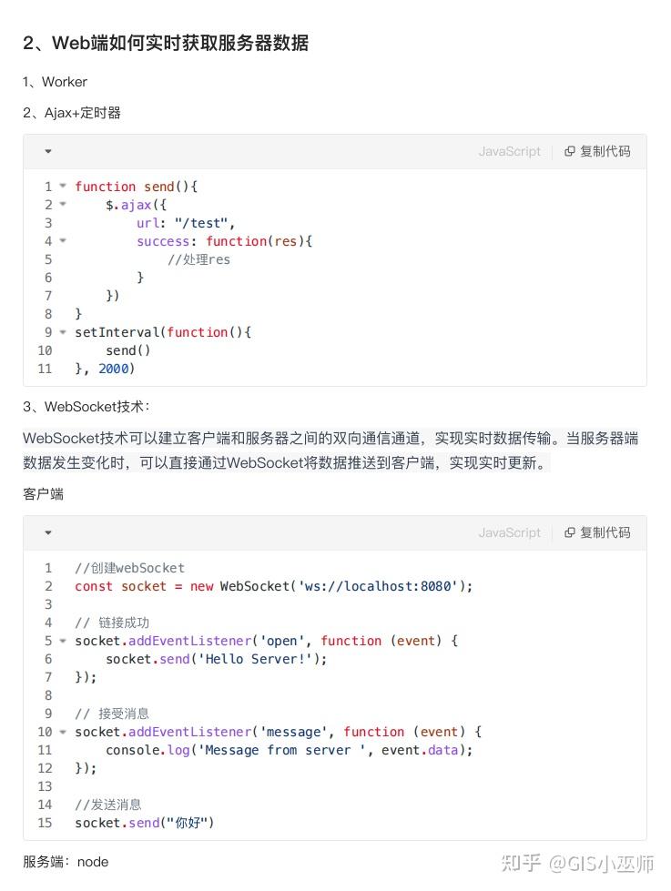 一线工程师解析GIS面试，含50道GIS开发题及解答思路 - 知乎