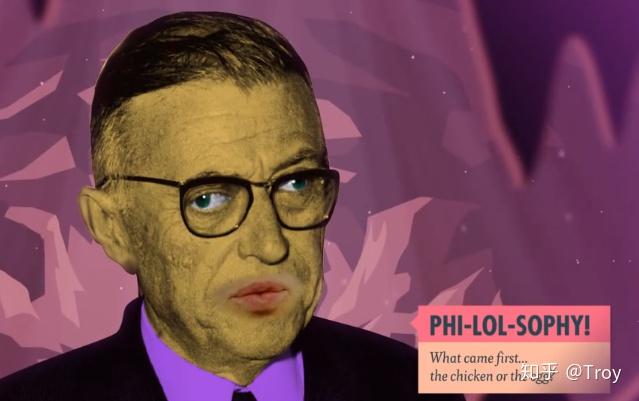 但直到20世纪中,法国思想家 让·保罗·萨特 彻底铺开了道路,回到了