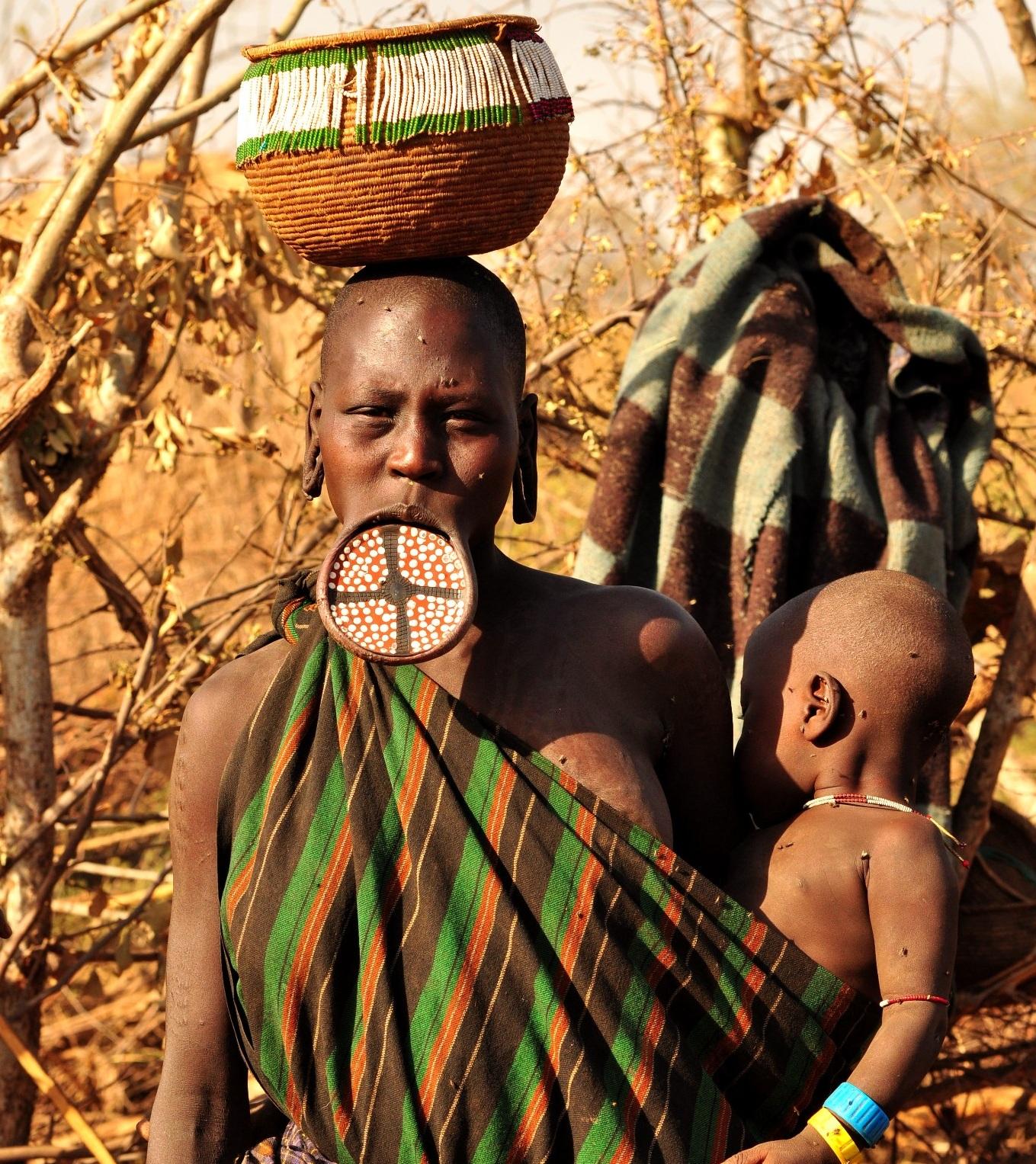 走进埃塞俄比亚奥莫河谷omovalley的原始部落