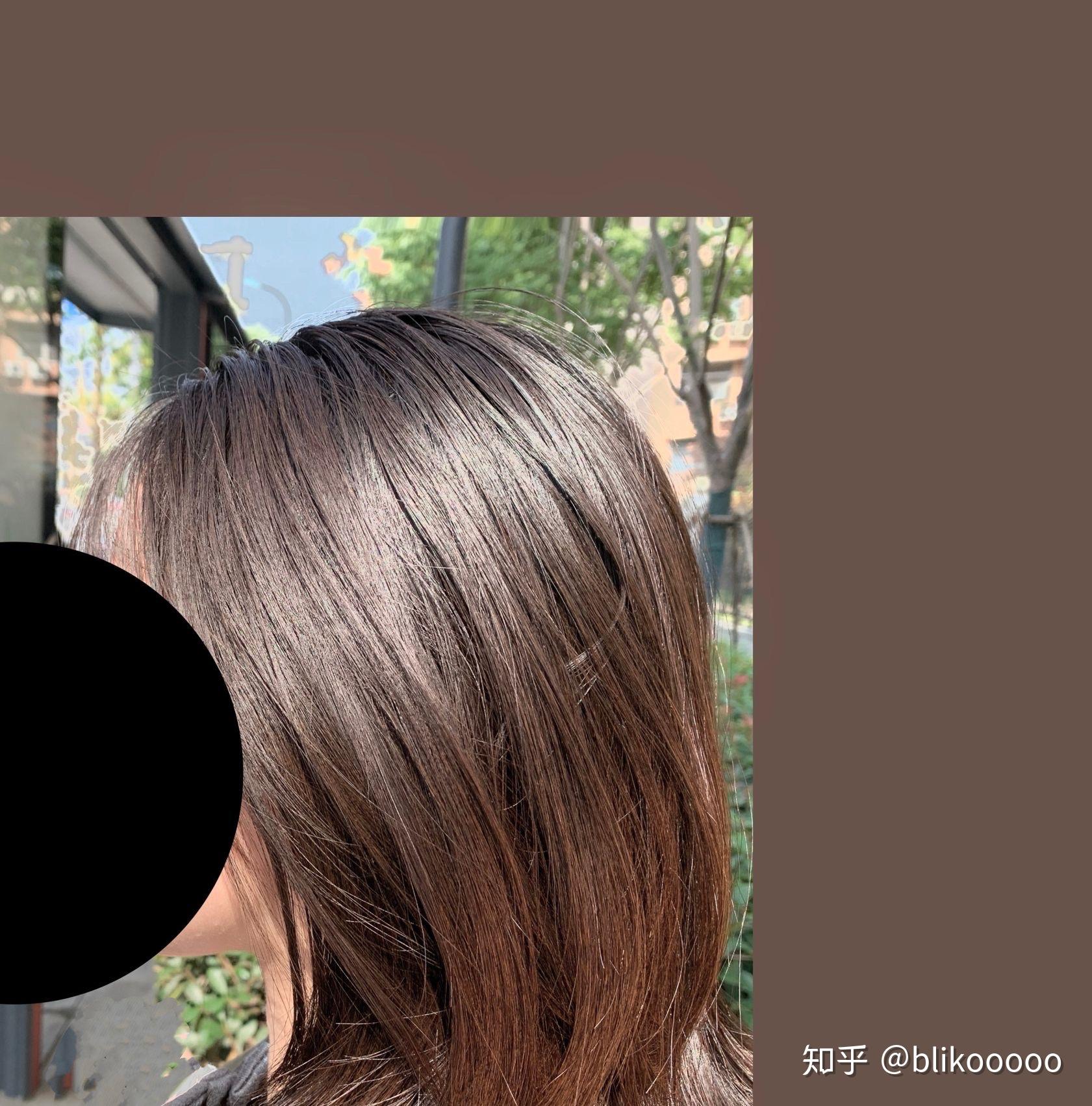 小仙女染完黑茶色是什么感觉掉色了丑吗最近想去染这个色