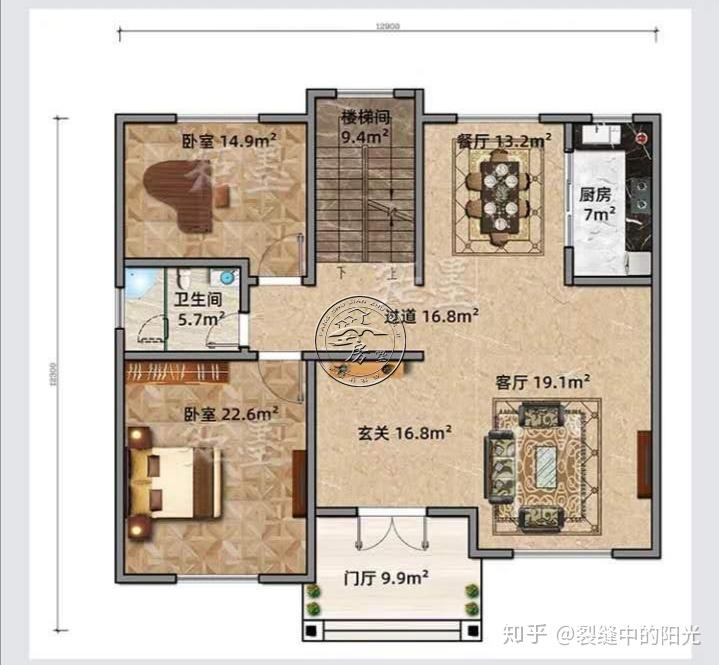 别墅设计三层复古高雅别墅362平超大空间舒适感爆棚