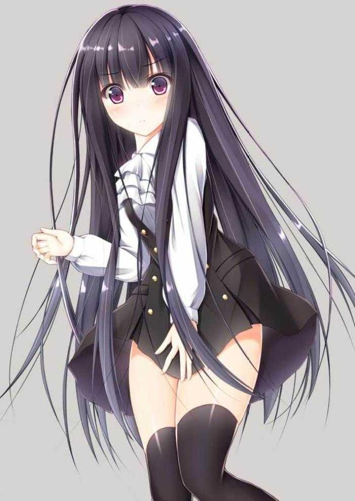 二次元的黑丝长筒袜女神们