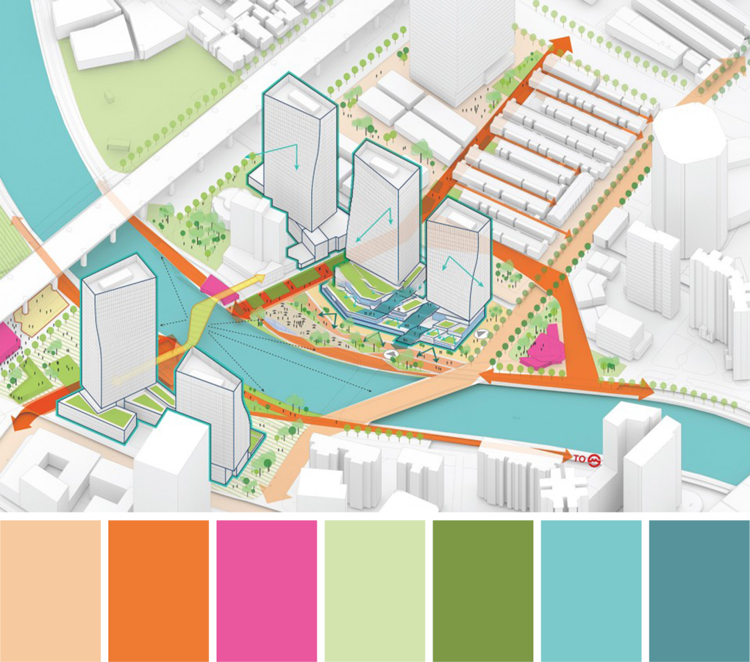 分析图届的扛把子sasaki风格分析图值得拥有sasaki风格色卡图标笔刷及