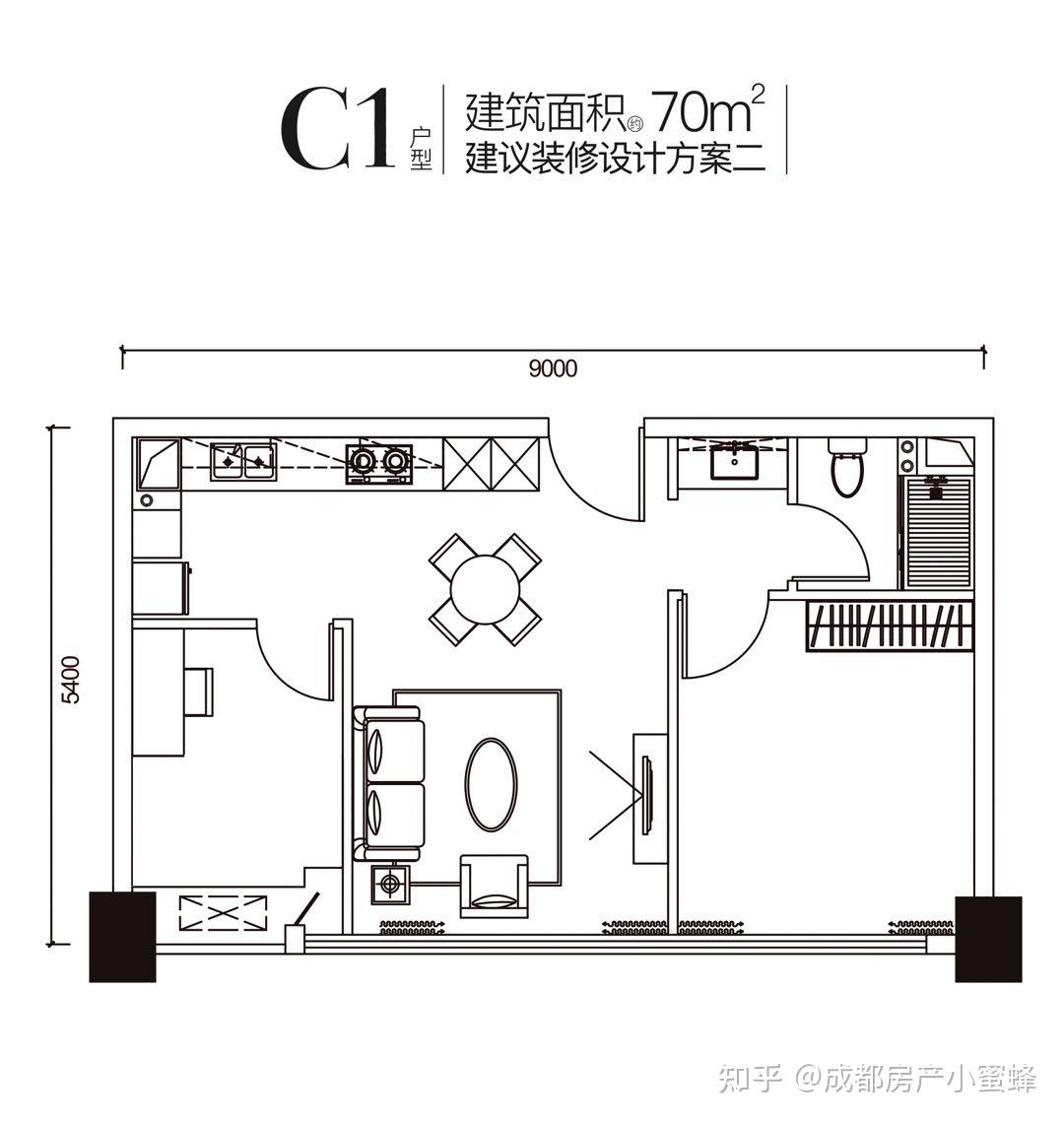 成都高盛公馆户型图图片