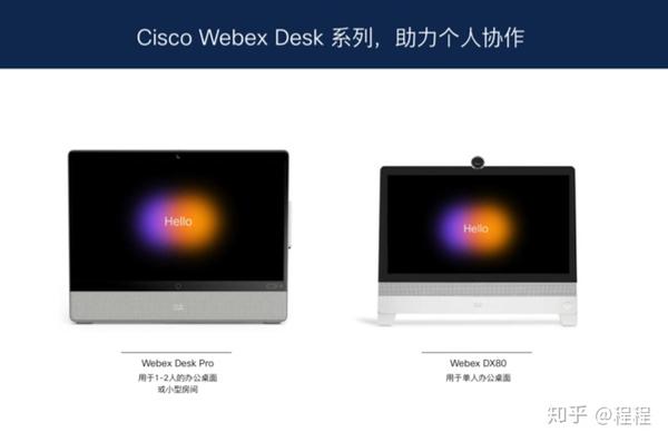 思科桌面终端 Webex Desk Pro 与 Cisco Webex DX80有啥区别 - 知乎