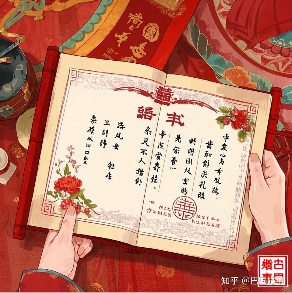 三书六礼之聘书 - 知乎