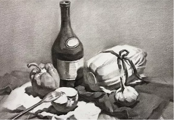 静物画1 校尉美术：那些最难画的素描静物，画一次,被虐一次! - 知乎
