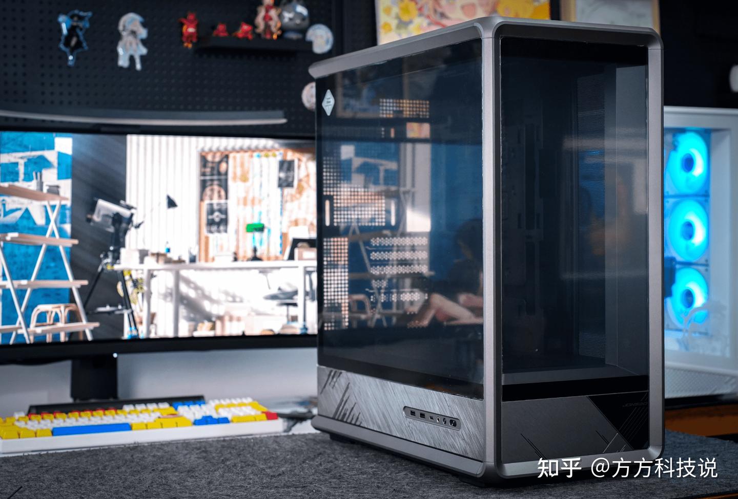 同价位无对手?乔思伯D401机箱装机实测:颜值散热全在线