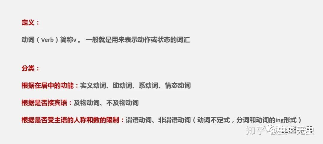 语法笔记——动词合集 - 知乎