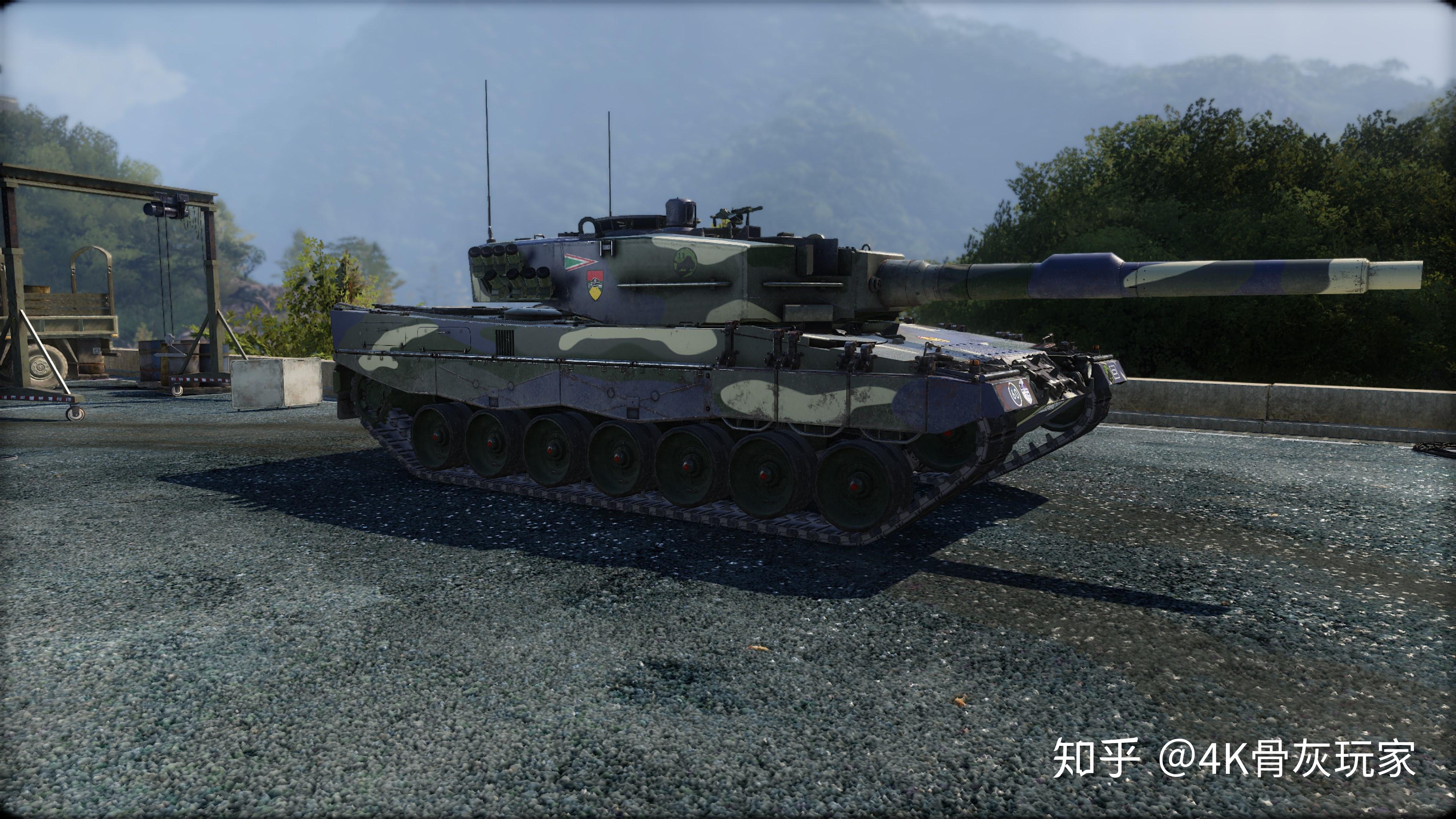 匈牙利武装部队豹2a4hu主战坦克《装甲战争》游戏4k超清演示视频3840x