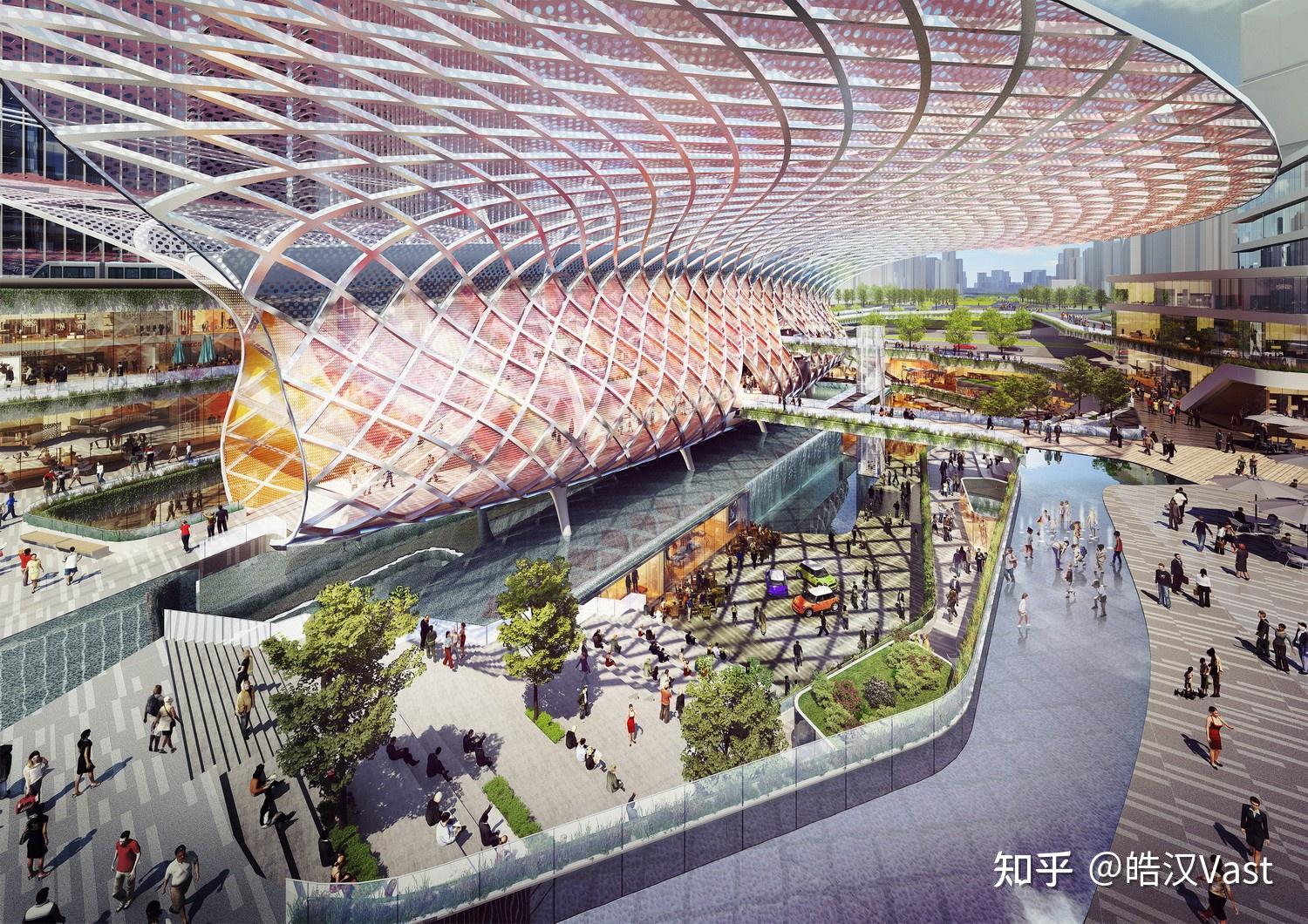 【概念设计】广州船厂城市设计国际竞赛方案效果图 - 知乎