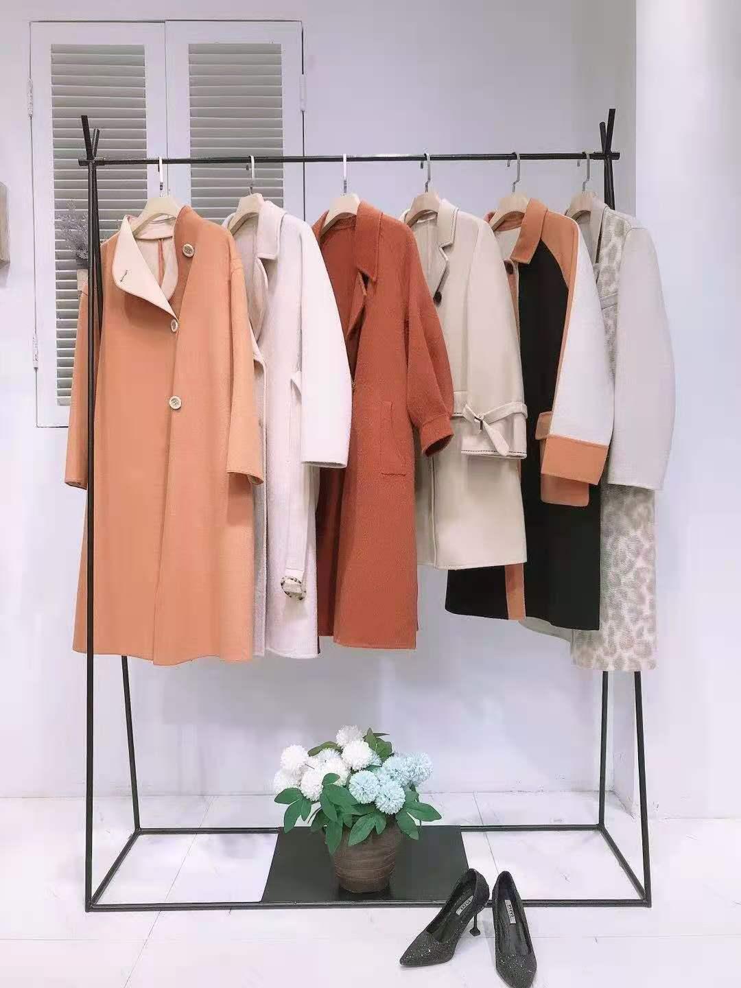 帕瓦尼2020冬装双面羊绒大衣品牌折扣女装双面呢纯手工羊绒缝制尾货