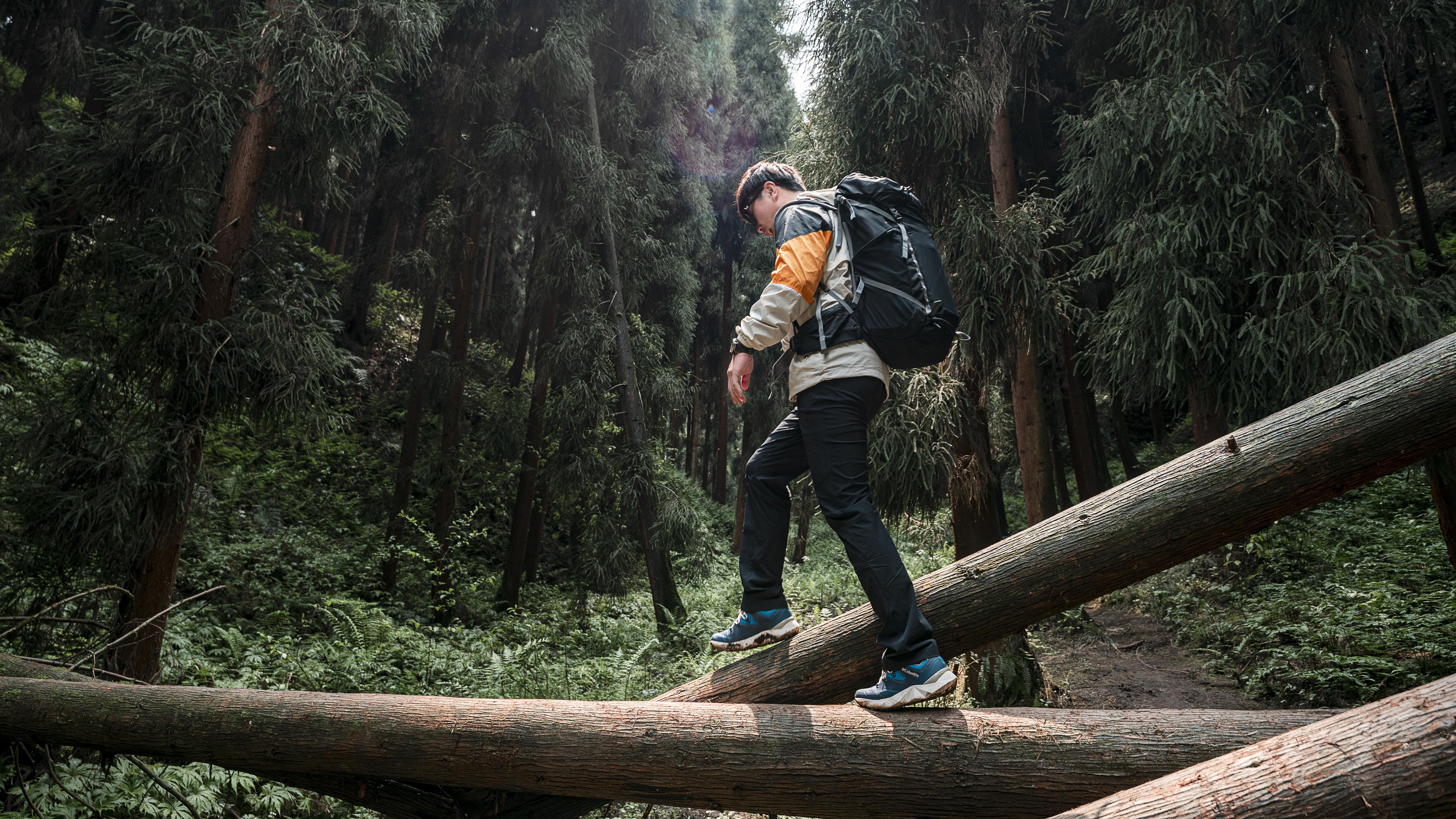 2022年4月,徒步四川彭州中坝森林最后是水和食物.