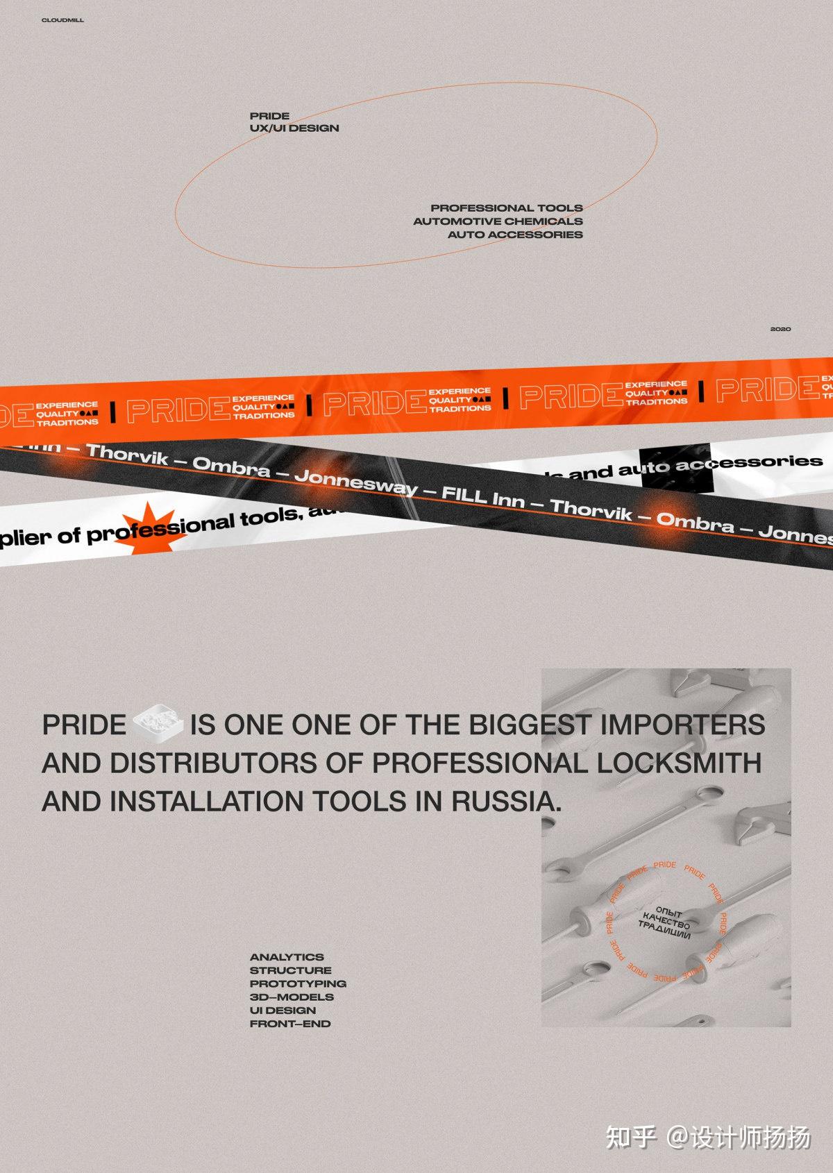 然后旋转色块使其交叉,大家对这种排版方式绝对不陌生,效果有点像电影