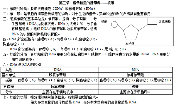 高中生物 考点 难点知识汇总 绝对精华中的精华 知乎