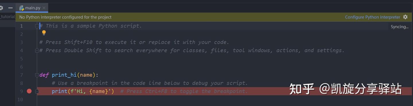 刚学Python，遇到No Python Interpreter configured for the project，怎么解决_ - 知乎