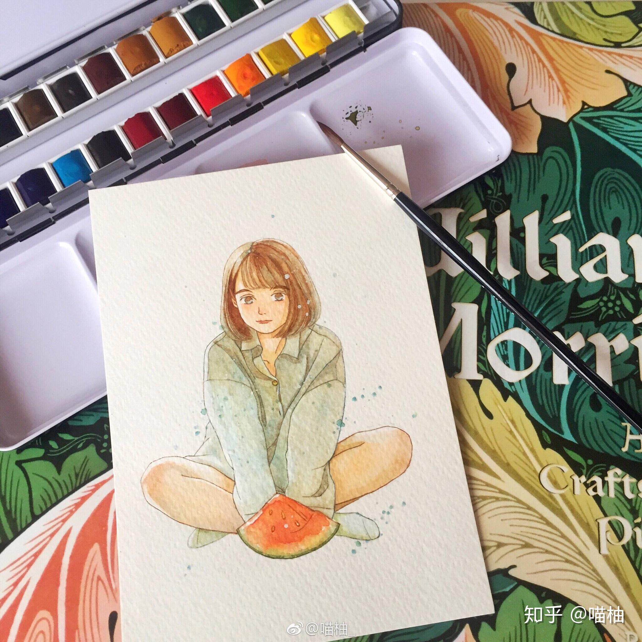不专业插画爱好者对各种画材的尝试