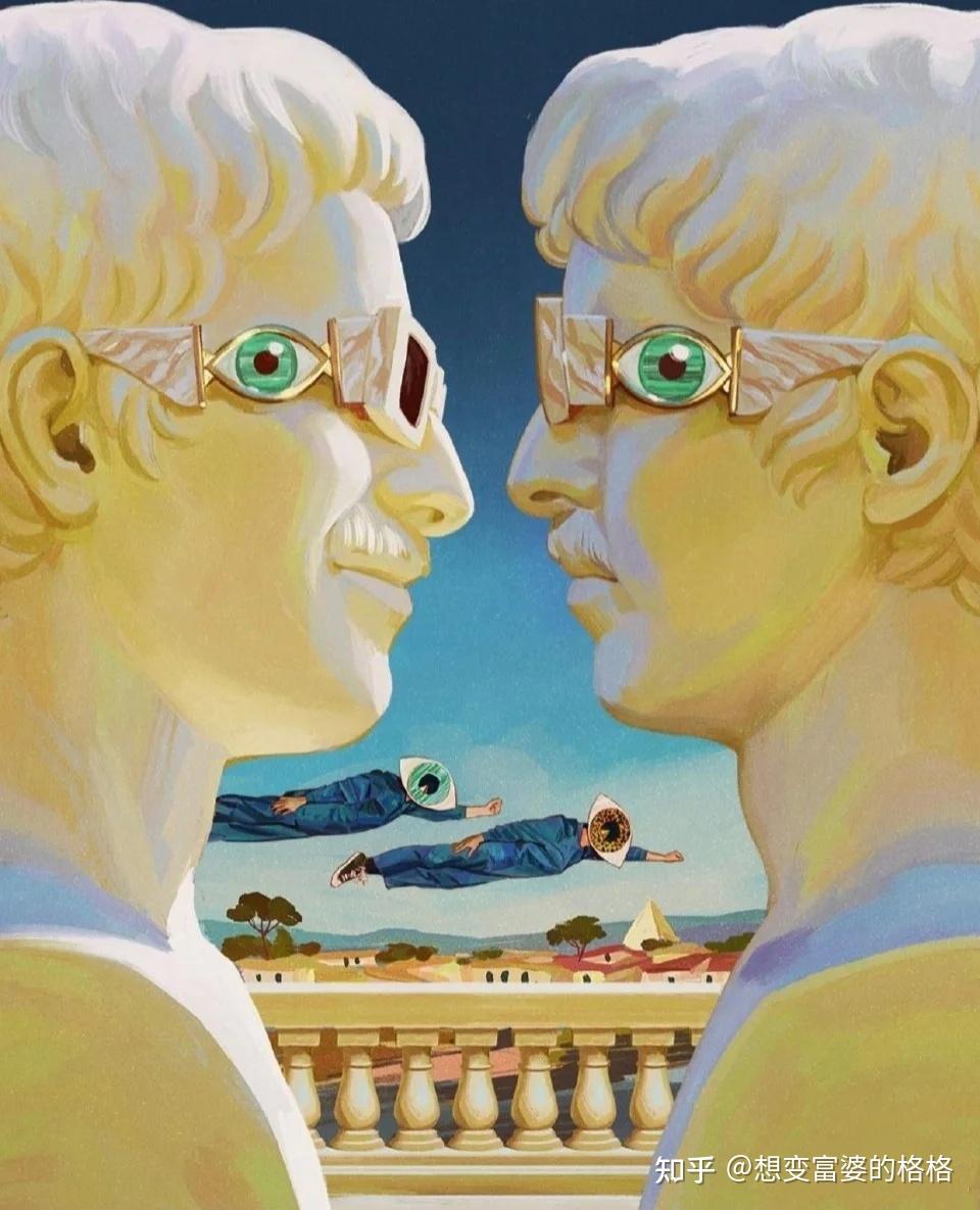 希腊风插画作品分享