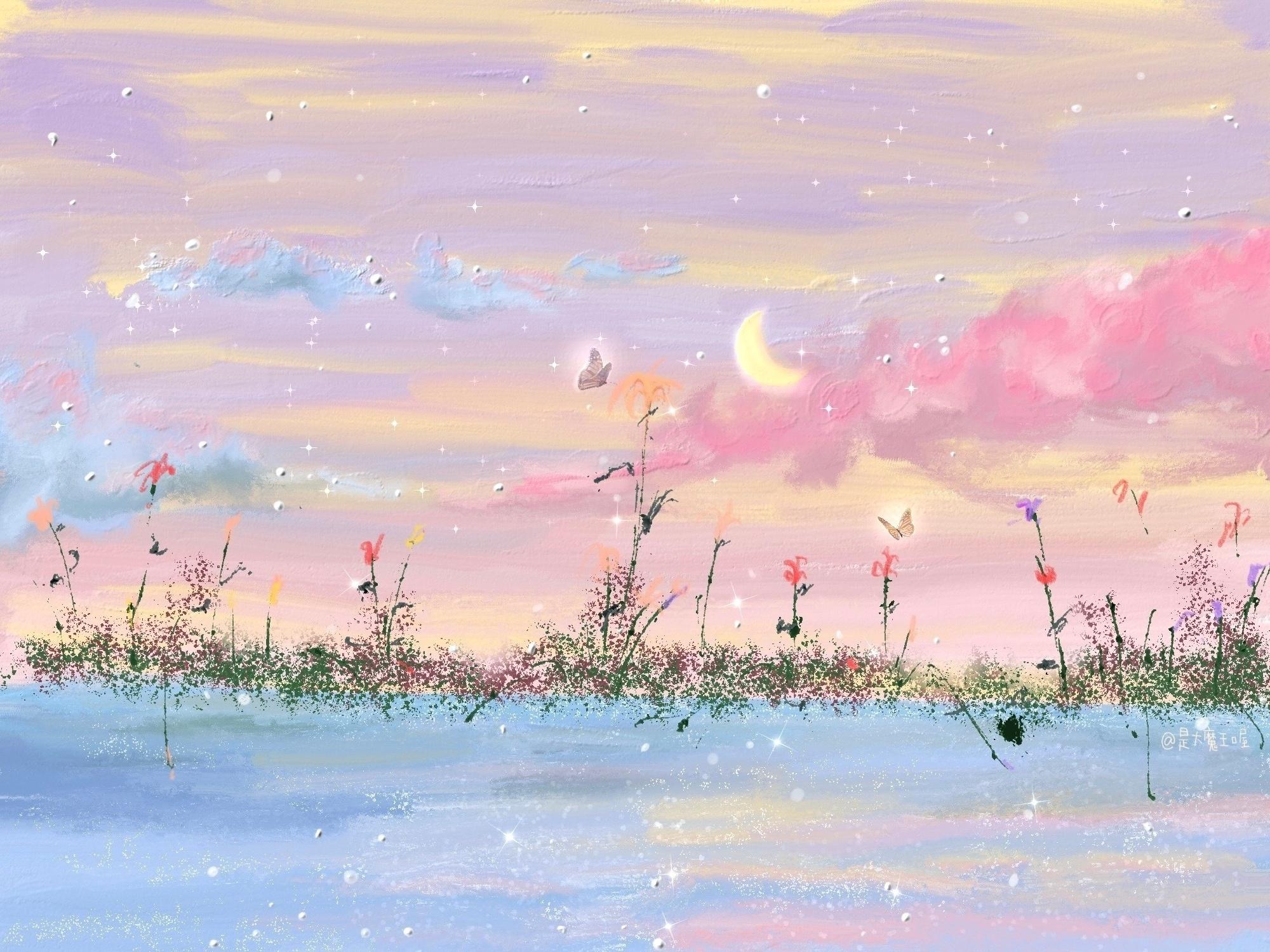ipad壁纸油画风壁纸