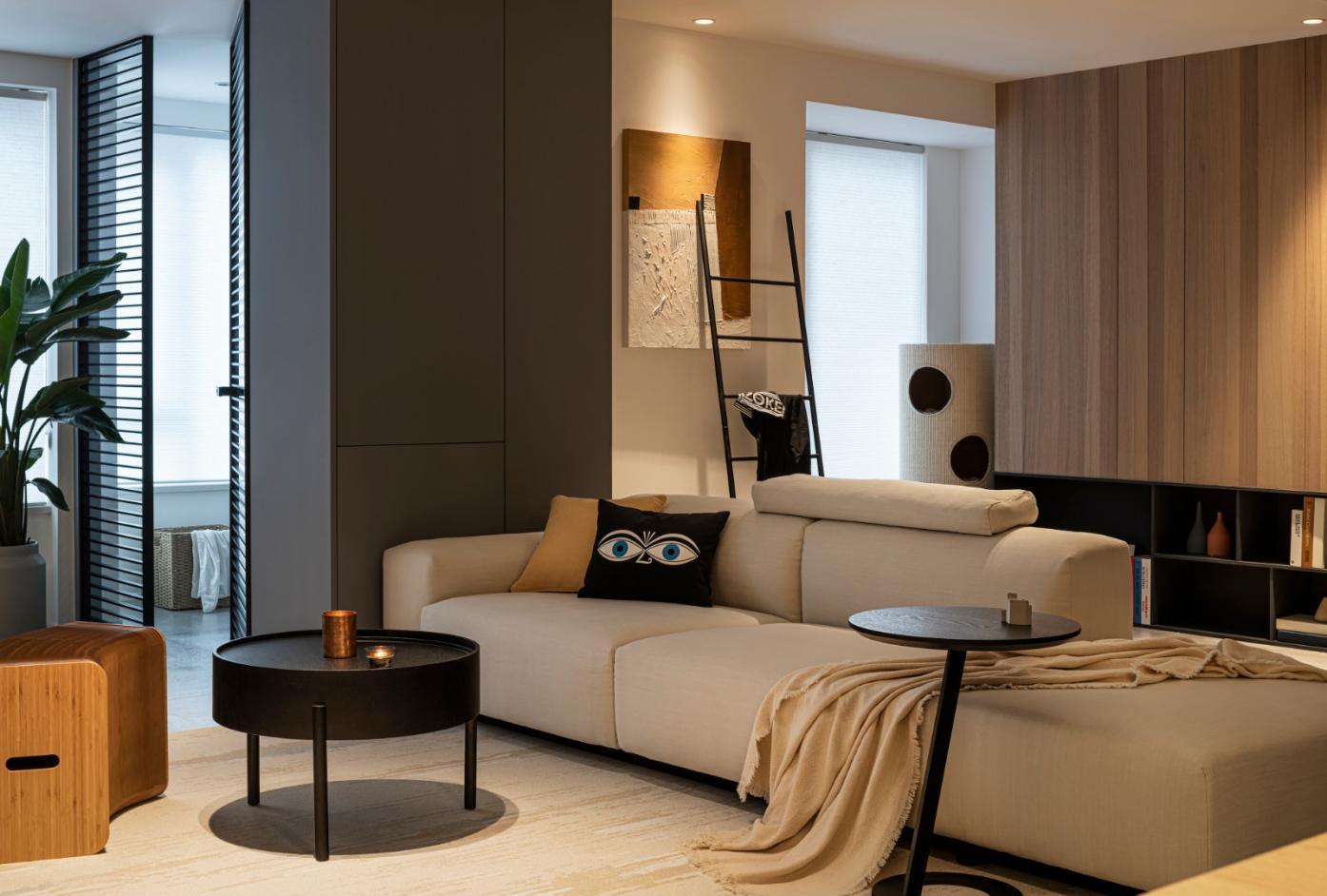 一统国际家居:一室一厅| "三区合一"的互动空间,空间与生活相糅合!