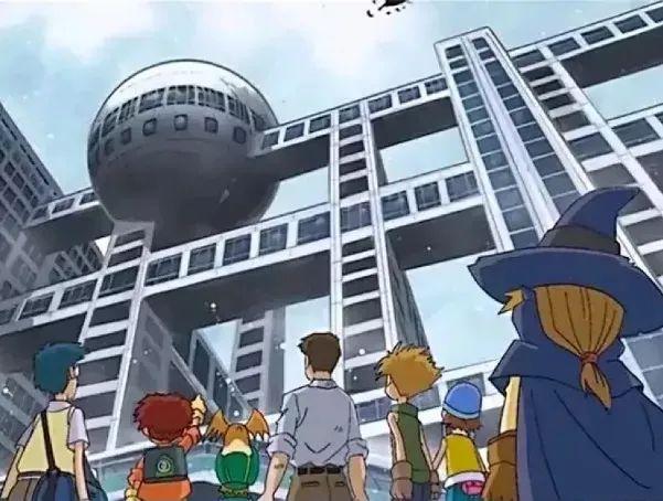 东京台场在《数码宝贝》中,很多进化的场景都能在台场找到.
