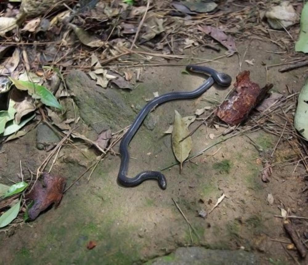 包括钝尾两头蛇在内的大多数游蛇科动物,基本上都是银样镴枪头,看着