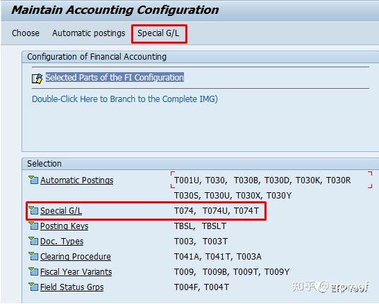 SAP FI课程 6.6 特殊G/L标识配置 - 知乎