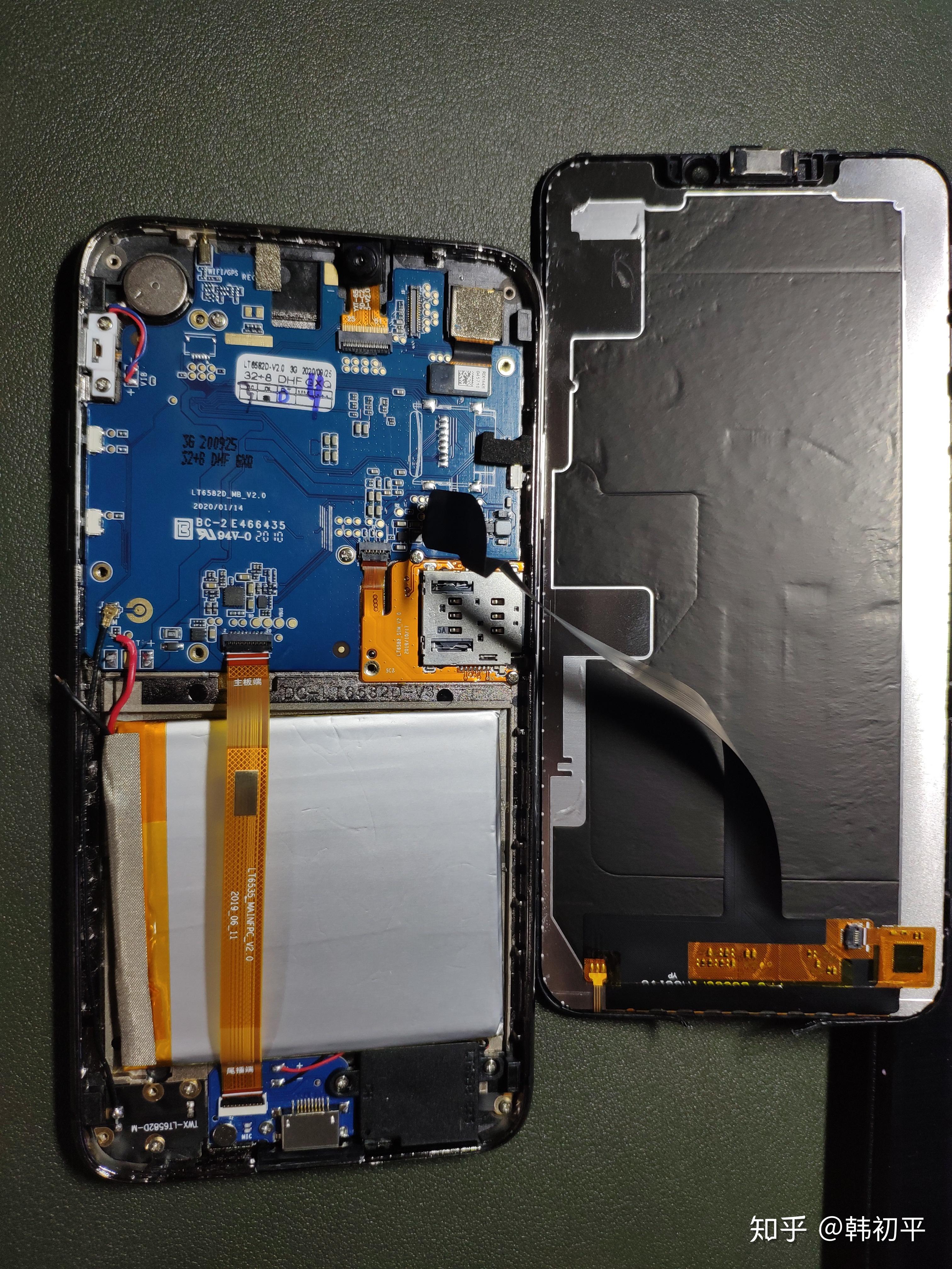 今天拆了一台山寨版iphone11promax外观足以乱真