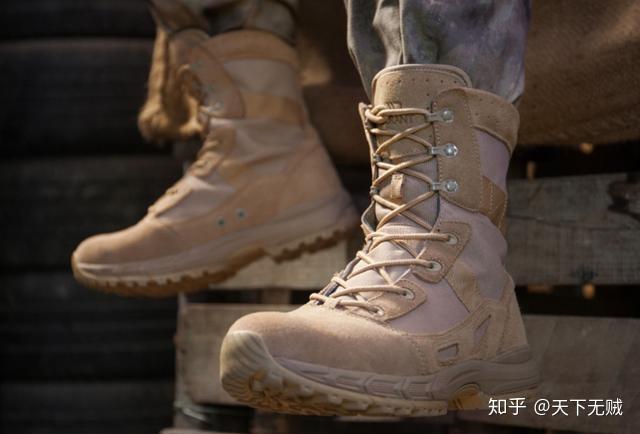 军迷测评飞鹰战术军靴量化高帮沙漠靴
