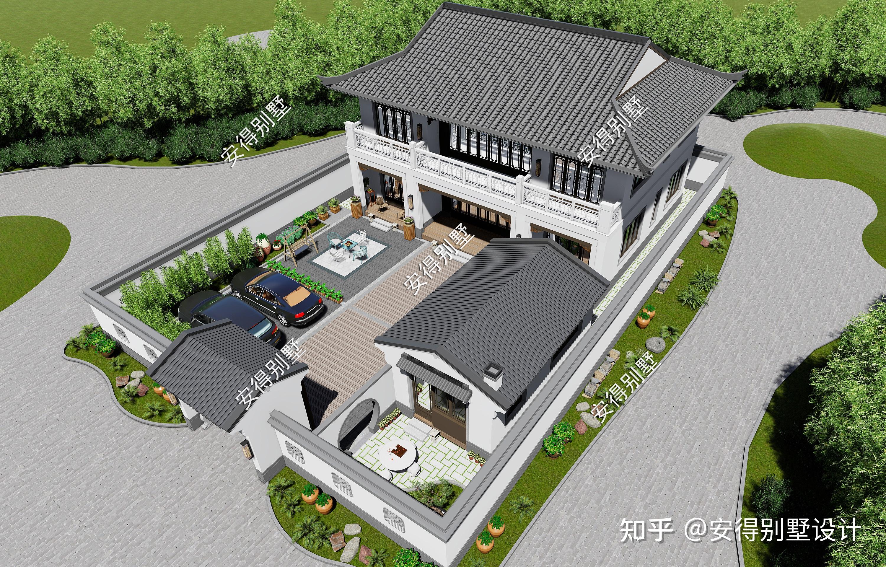 9款中式合院别墅，有宅有院，最美乡村住宅！ - 知乎