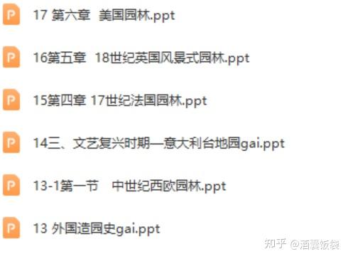 《西方园林史》期末笔记、PPT - 知乎