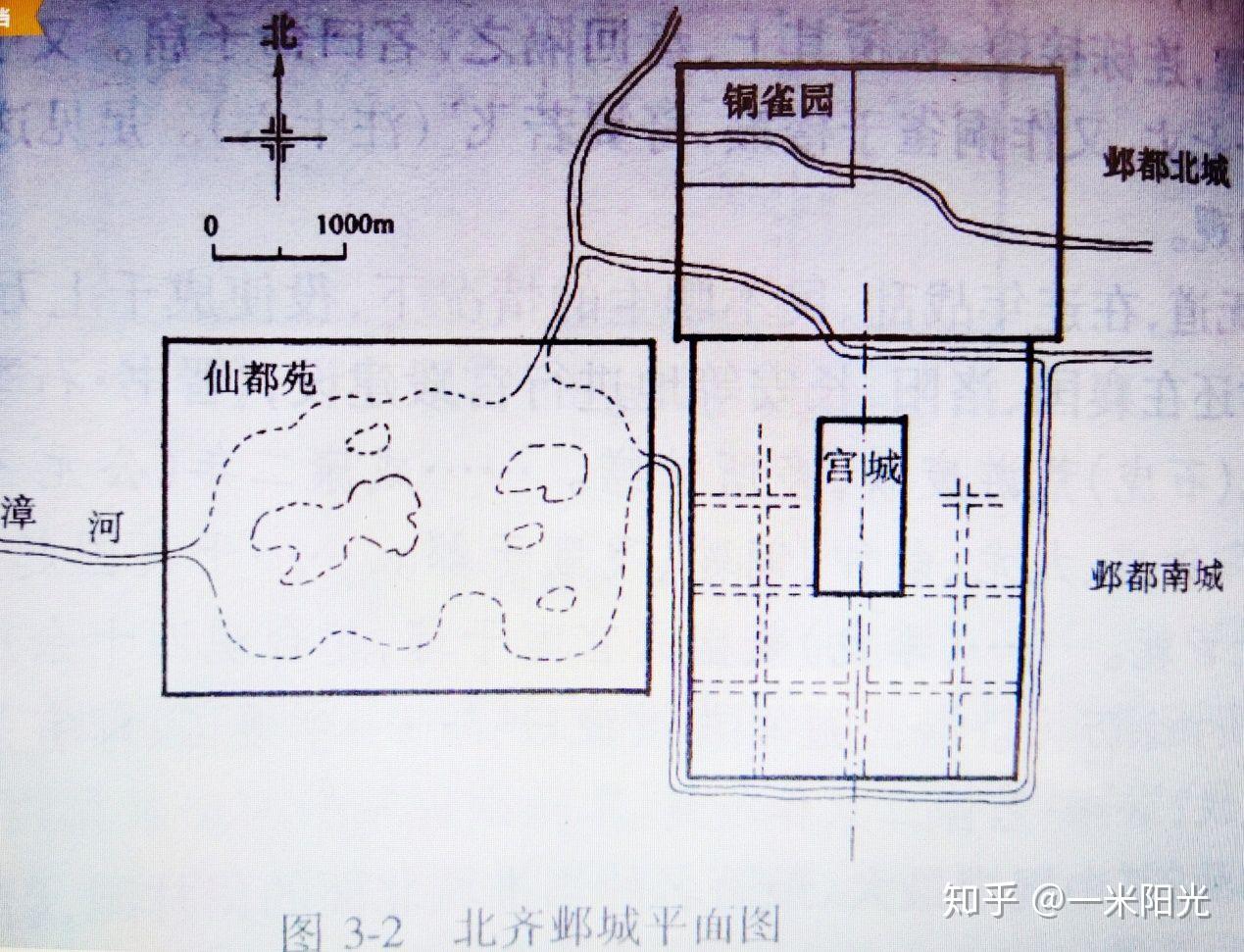 (5)北齐后主高伟在南邺城西郊兴建仙都苑(4)前燕—龙腾苑石虎所筑.