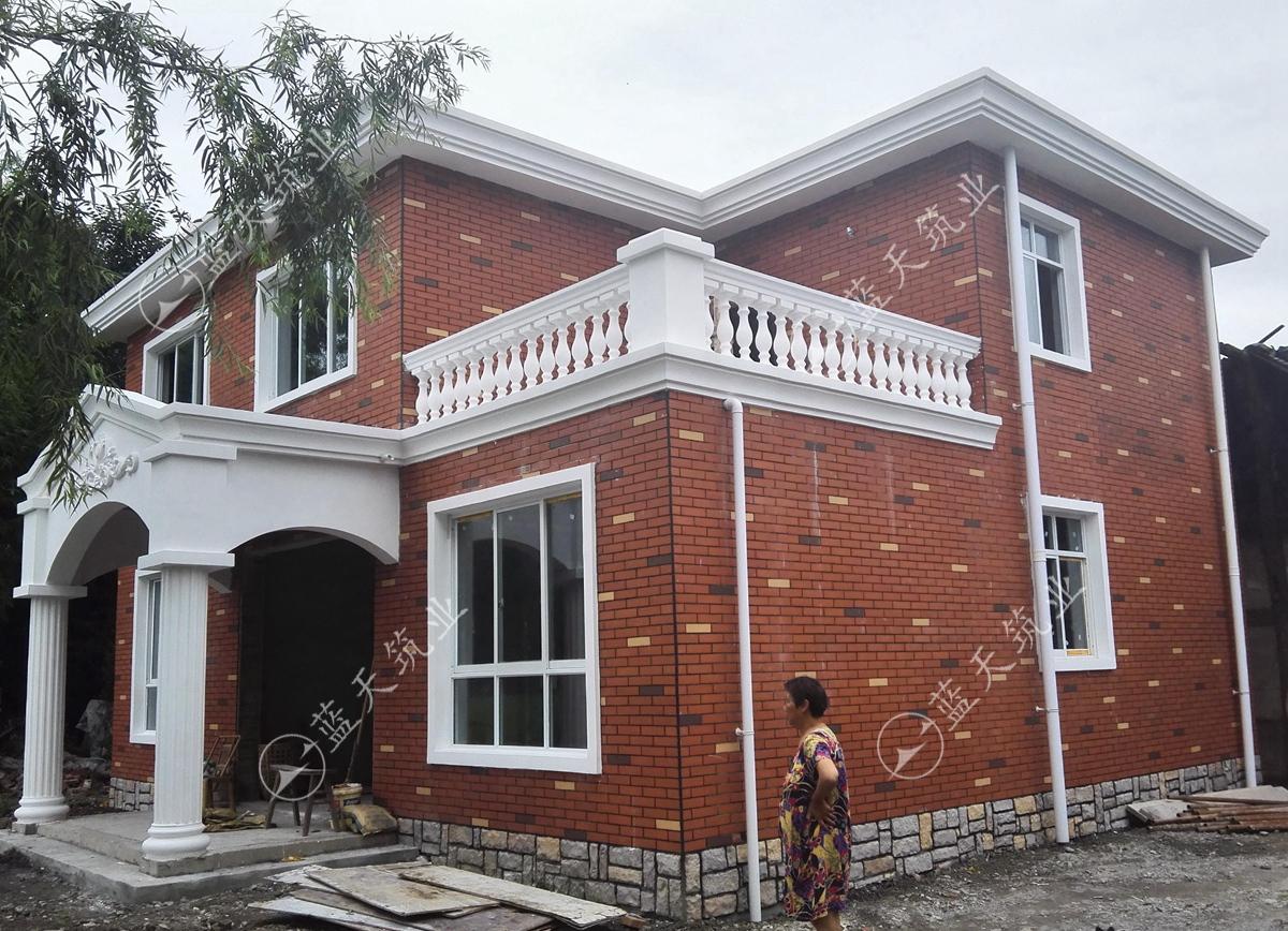 农村230平二层自建房别墅有图有真相开春建房的都来看看