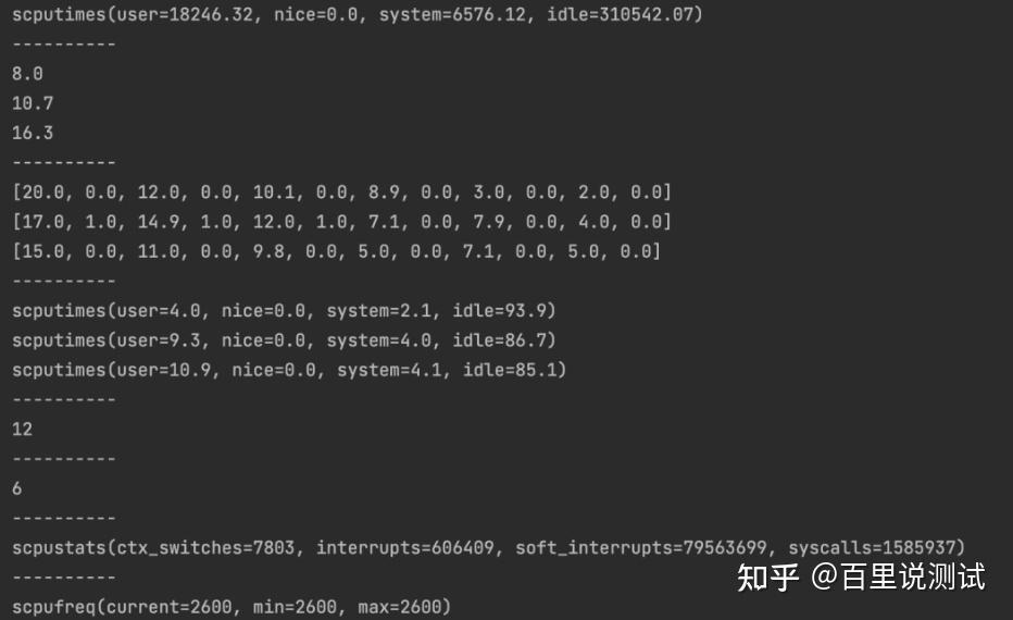 Psutil python 