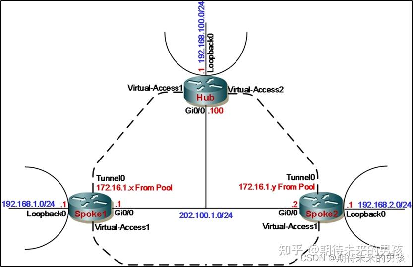 Spoke to Spoke FlexVPN 知乎
