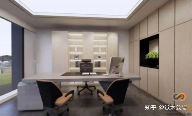 觉木公装｜通透灵动的办公空间 - 知乎