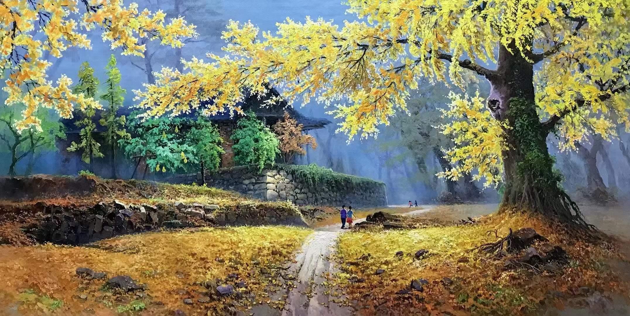 实力派画家龙蟠油画作品赏析唯美清新细腻生动