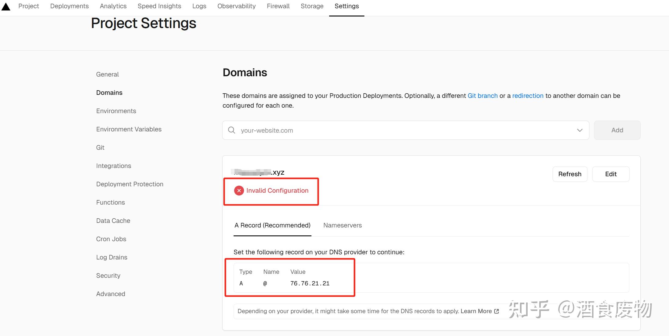 GitHub+Vercel+域名，轻松配置个人网站 - 知乎