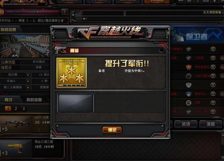 cf10年不间断玩这游戏不刷经验最高能到紫金元首吗