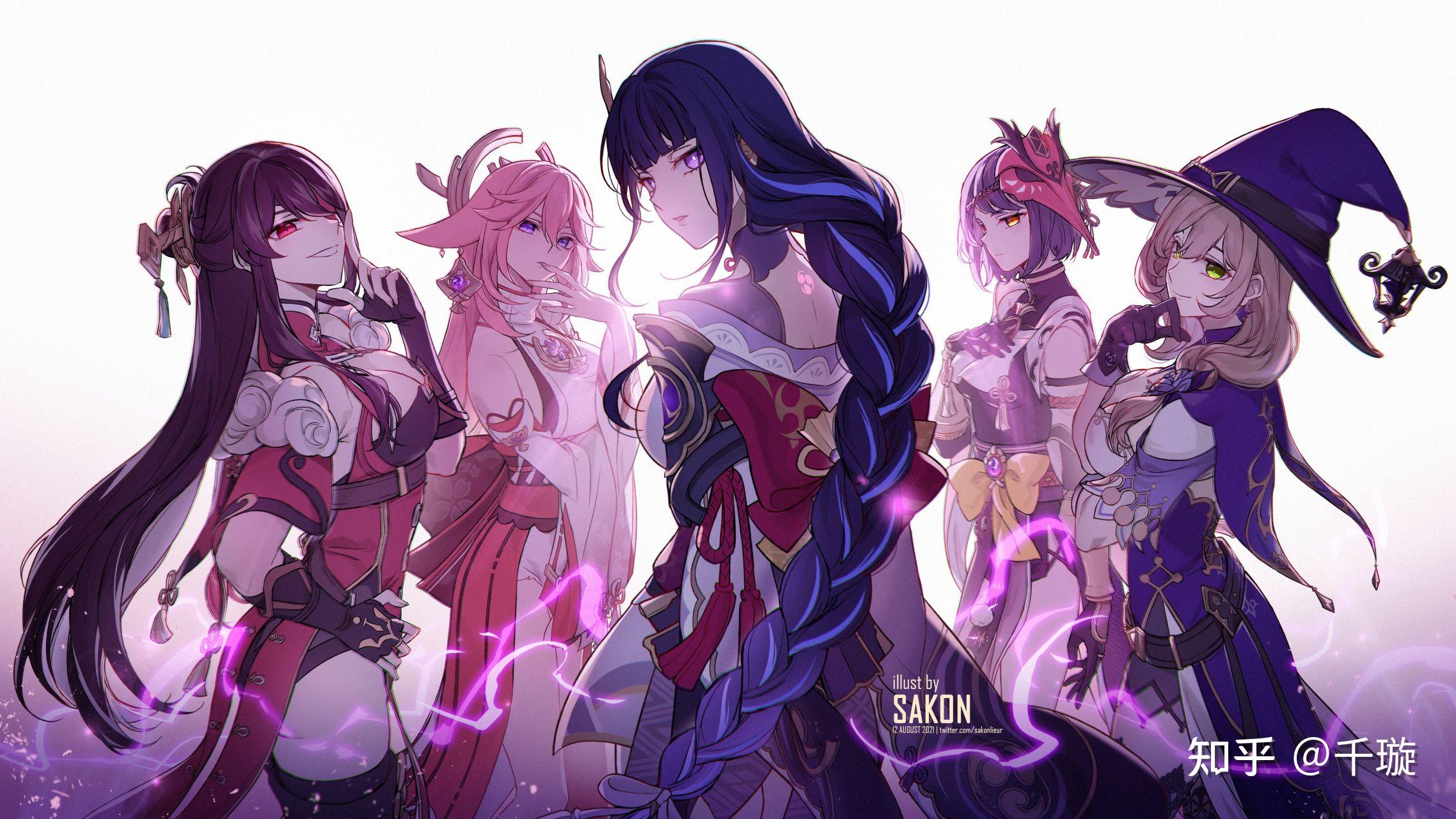 如何看待《原神》自枫原万叶后公布的六名新角色都是女性?