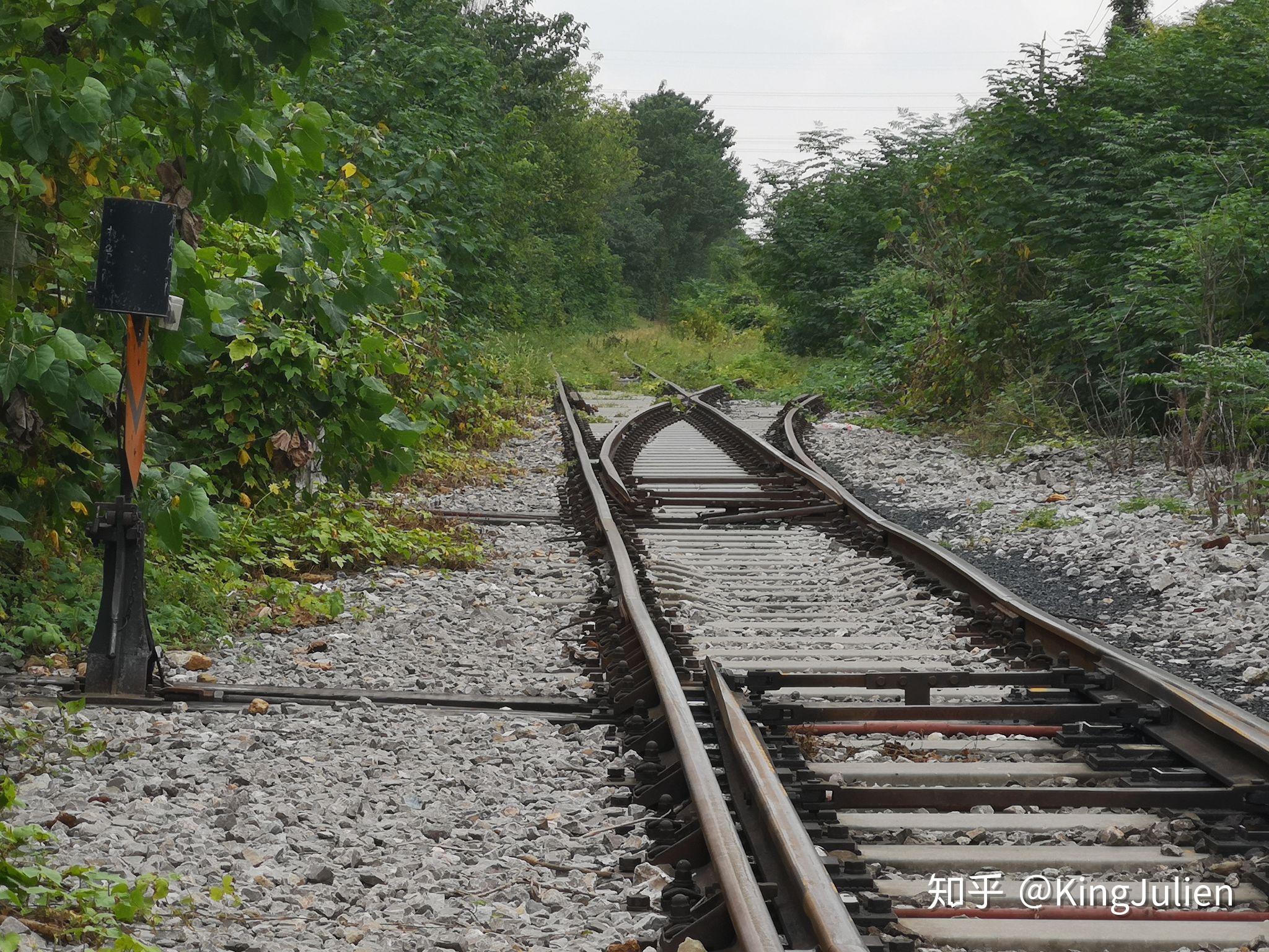 杂草也多了起来,若不是旁边裸露的水泥墩,很难发现伸出来一条避难线
