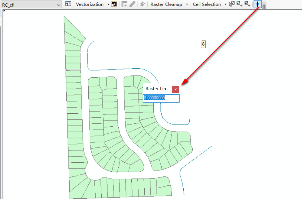 arcgis教程23矢量追蹤全自動追蹤