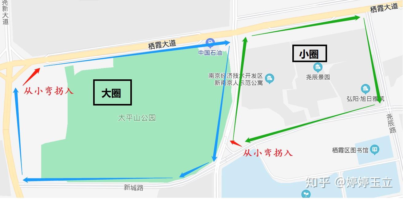 2021年南京堯新考場科目三路線圖大圈小圈考點技巧滿分一把過