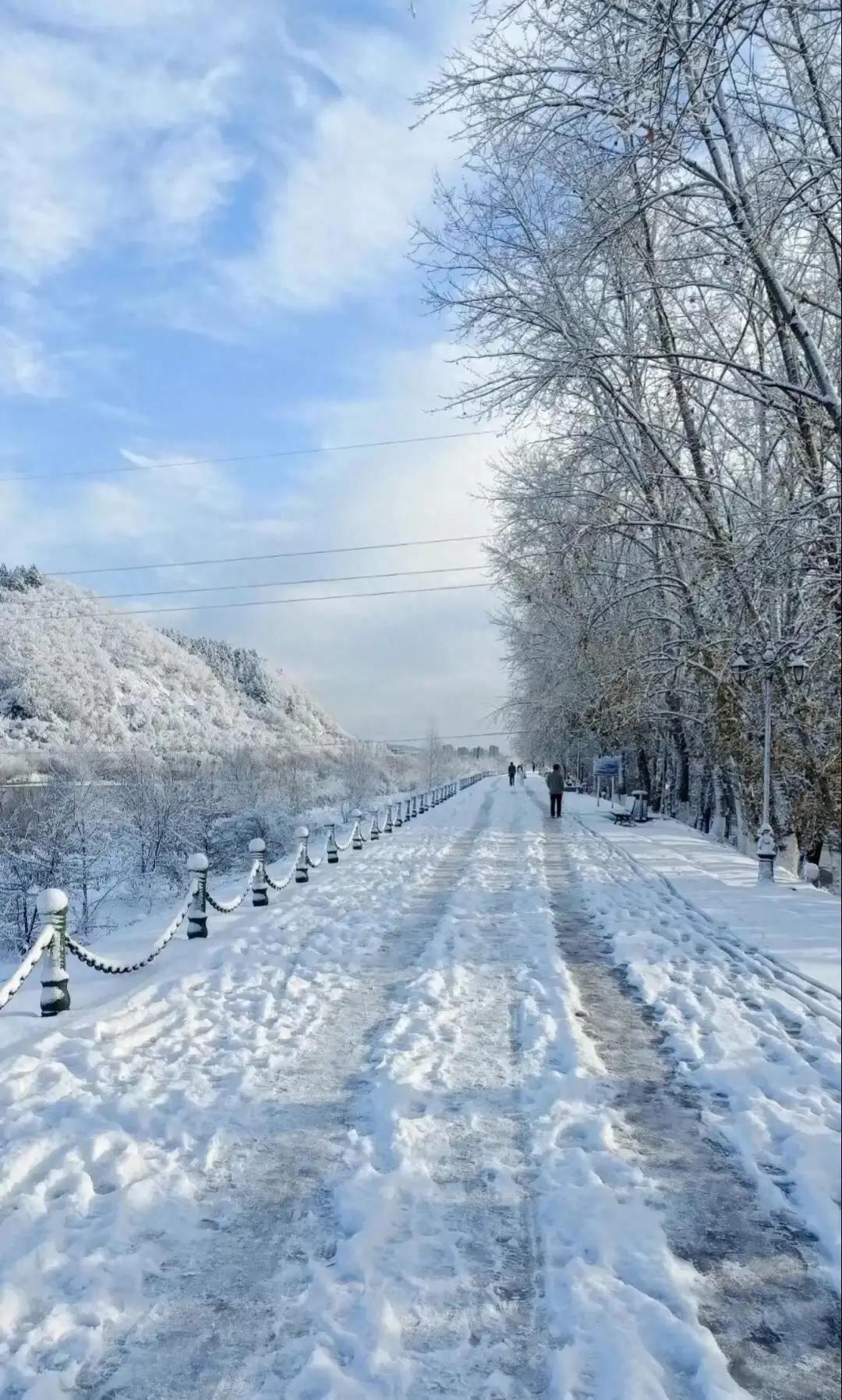 中国东北下雪图片