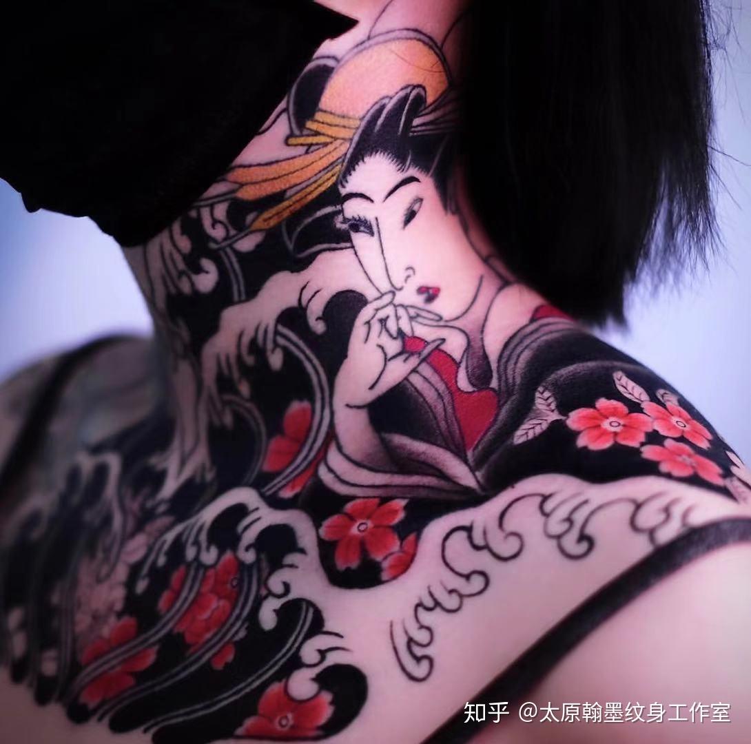 日式关东风格纹身图片