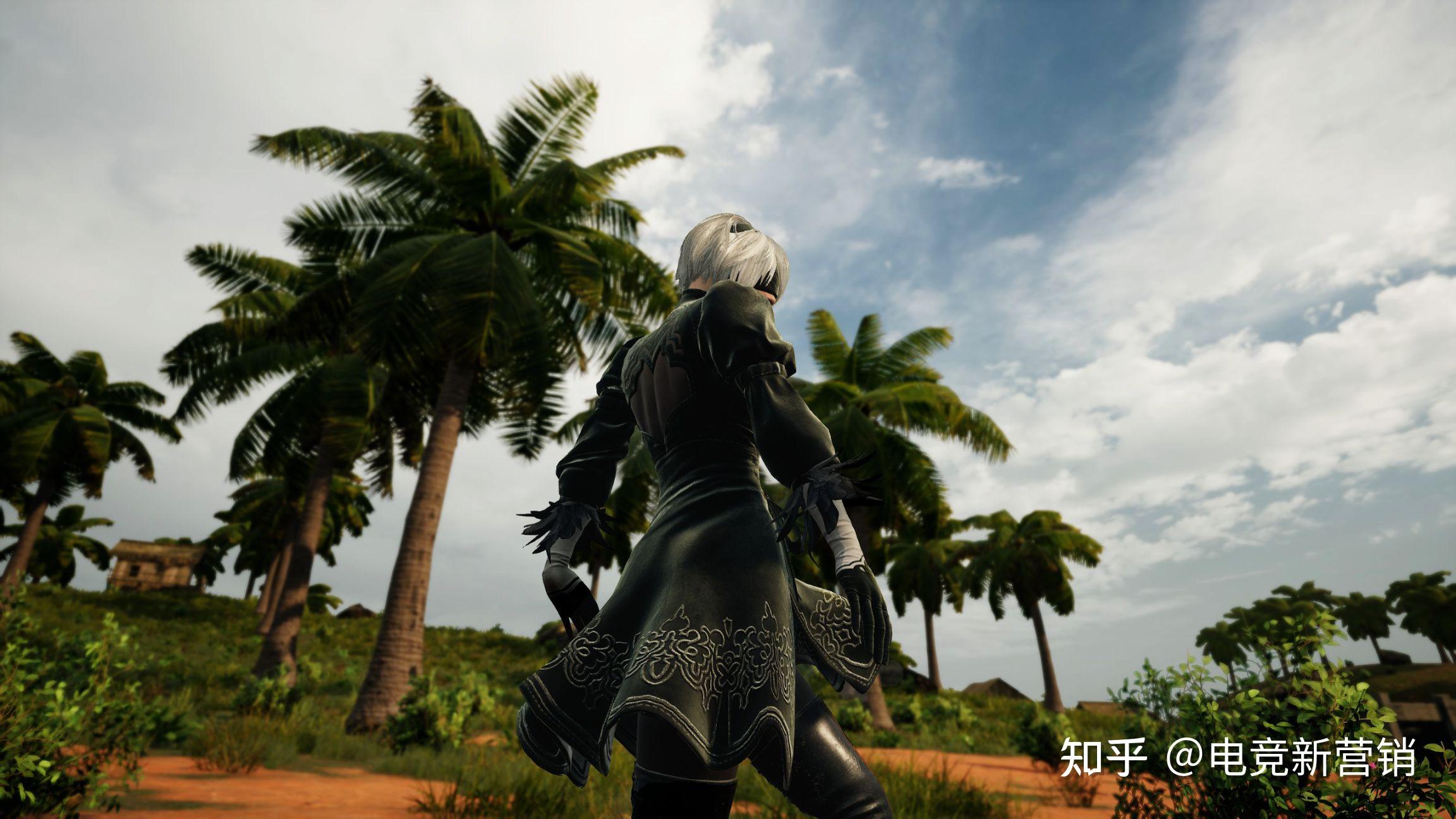 pubg70尼尔系列联名 2b小姐姐高清图集欣赏