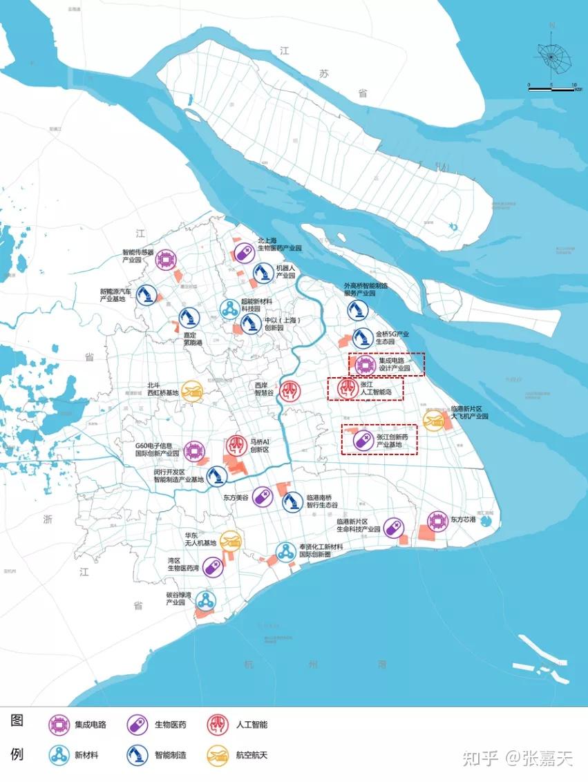 浦东新区发展规划中的亮点板块